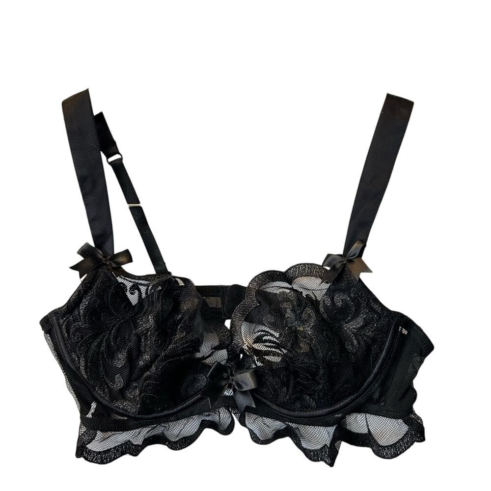 Ann Summers Desire Plunge Bra in Black NWT